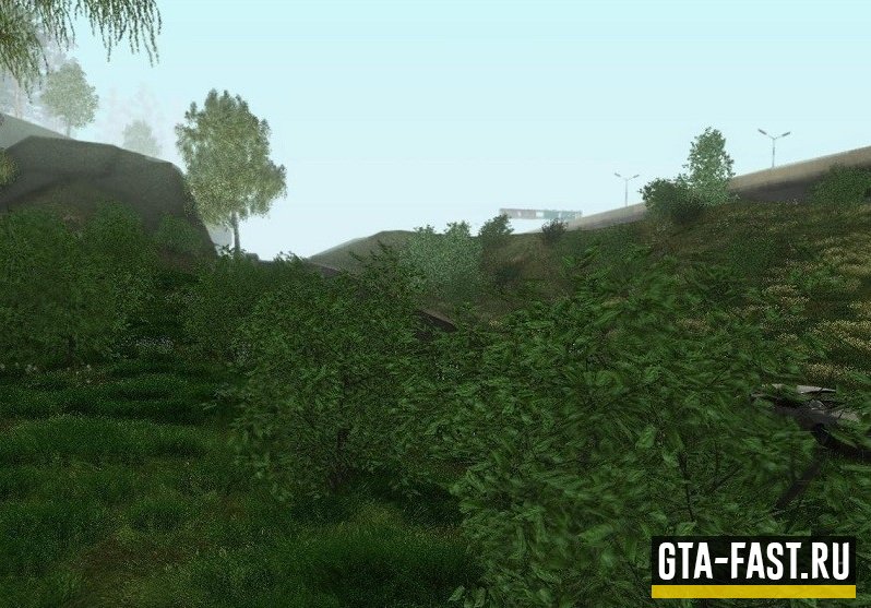 Мод на растительность для GTA: San Andreas