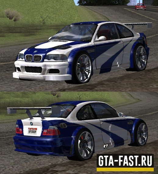Автомобиль BMW M3 E46  для GTA: San Andreas