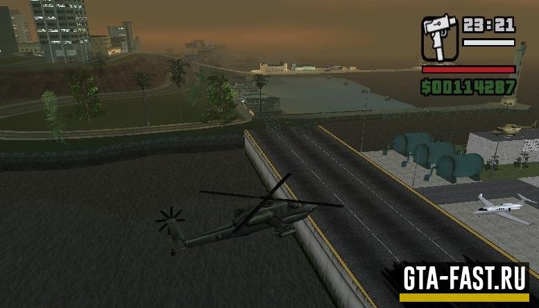 Мод на военную базу для GTA: San Andreas
