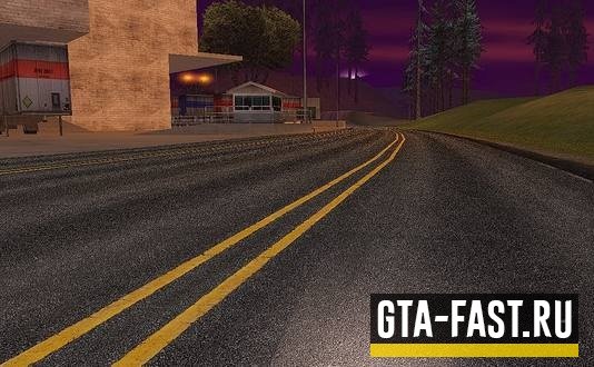 Замена стандартной дороги в GTA: San Andreas