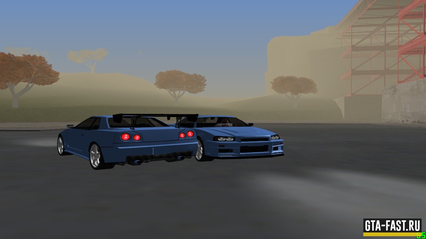 Автомобиль Nissan Skyline R34 для GTA: San Andreas