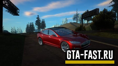 Автомобиль Tesla Model S P90D для GTA: San Andreas