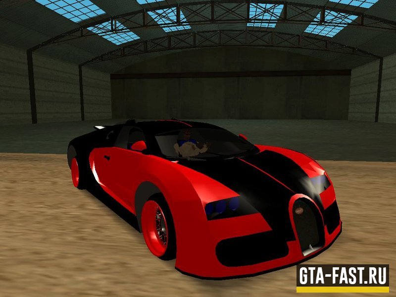 Автомобиль Bugatti Veyron для САМП 0.3.7